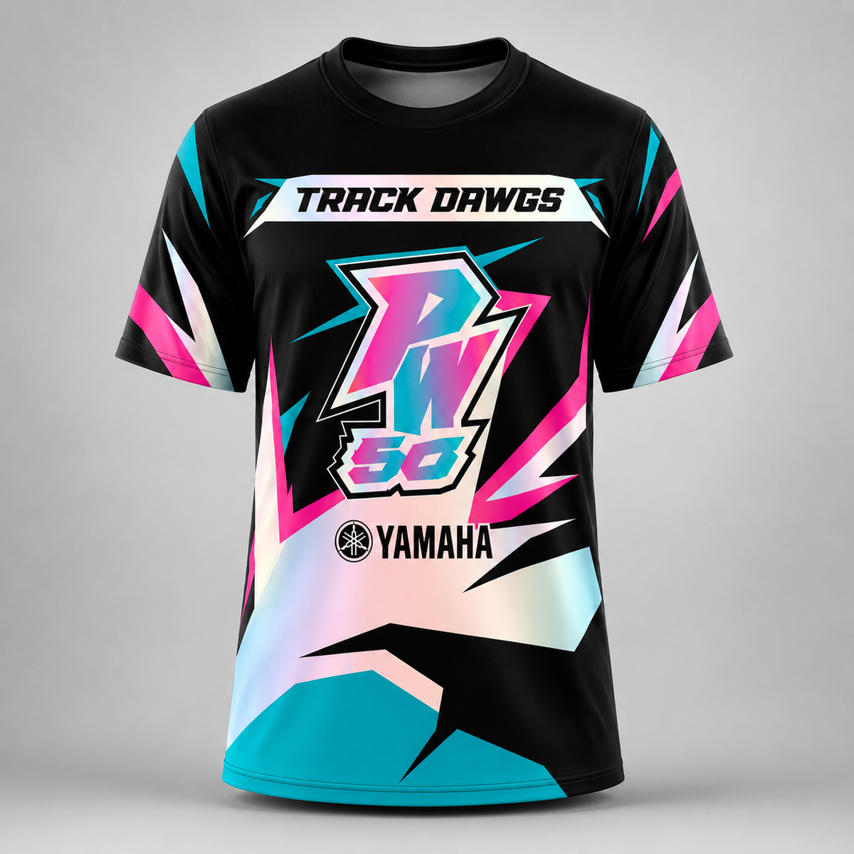 Yamaha PW vintage VMX racing jersey - design detail 3