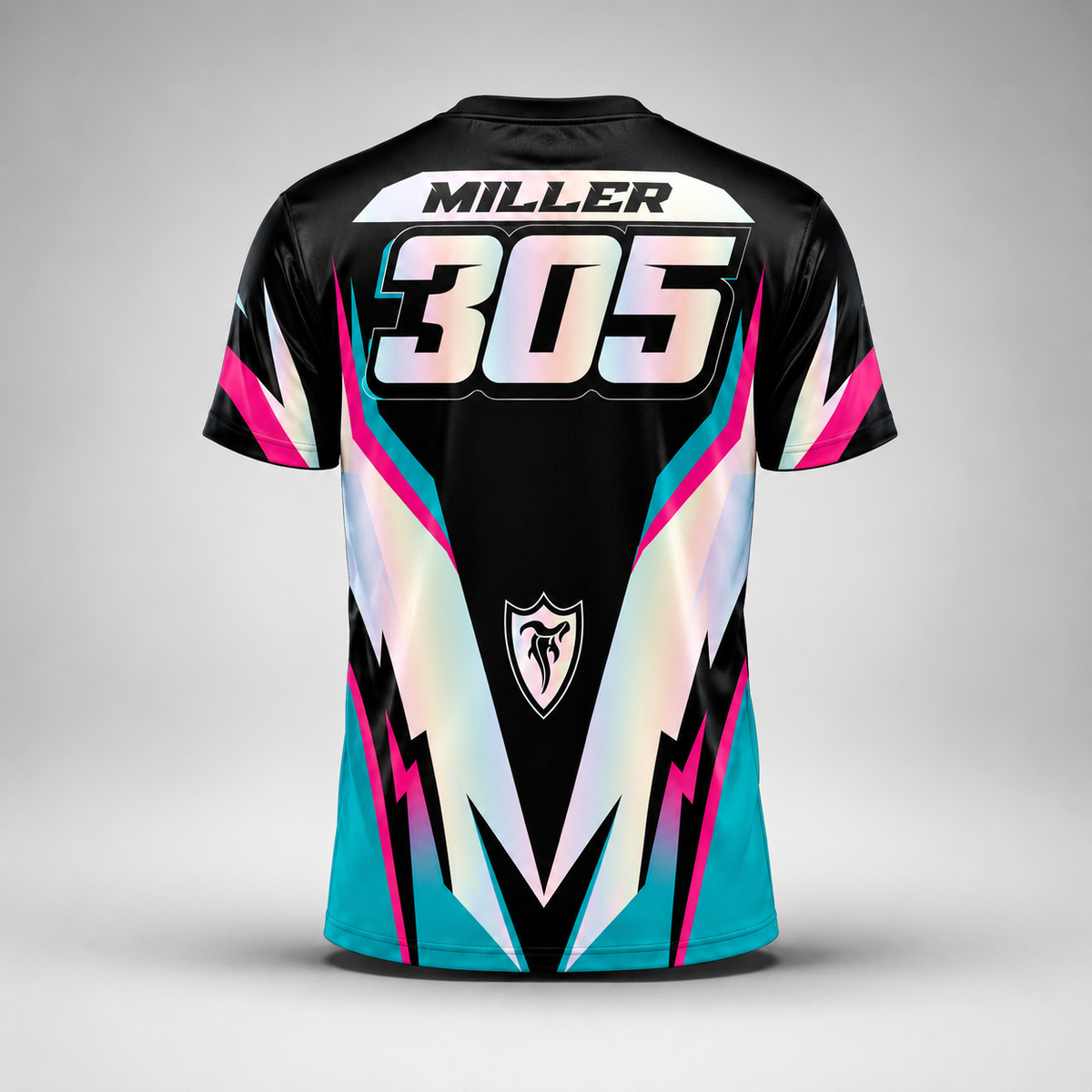Yamaha PW vintage VMX racing jersey - design detail 4