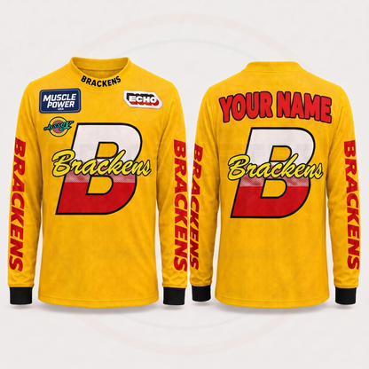 RemakeTee Brackens Custom Vintage Retro BMX Racing Jersey 970