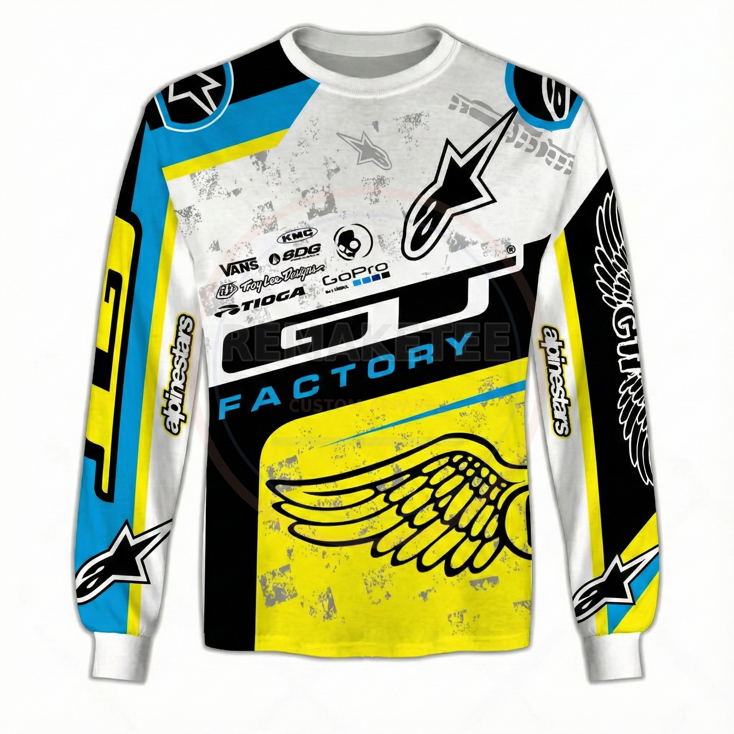 RemakeTee Custom Vintage Retro BMX Racing Jersey 181
