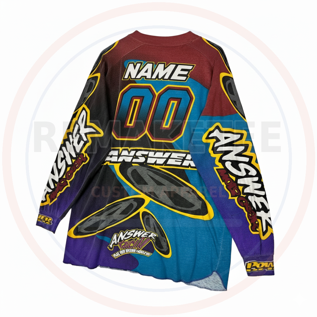RemakeTee Custom Vintage Retro BMX Racing Jersey 021