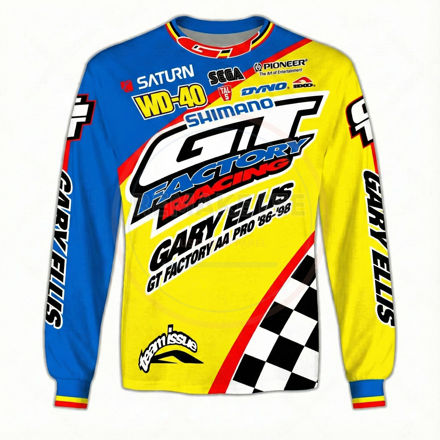 RemakeTee Custom Vintage Retro BMX Racing Jersey 183