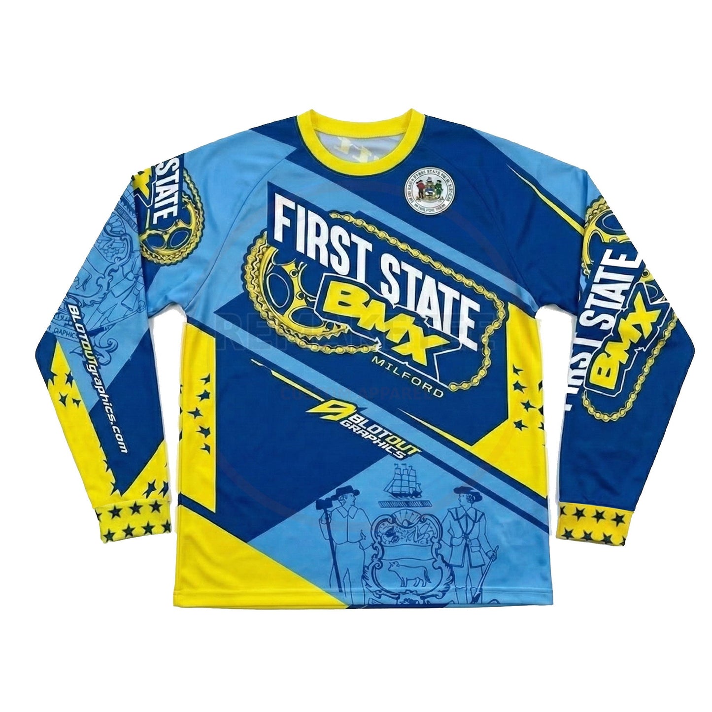 RemakeTee Custom Vintage Retro BMX Racing Jersey 150