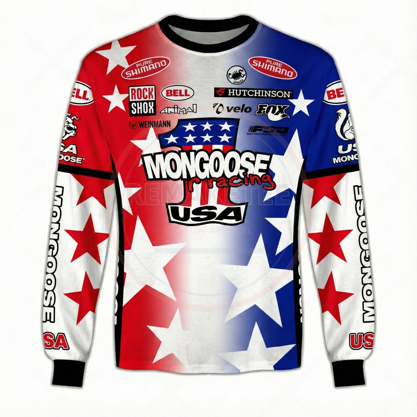 RemakeTee Custom Vintage Retro BMX Racing Jersey 219