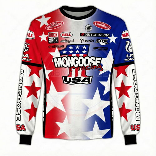 RemakeTee Custom Vintage Retro BMX Racing Jersey 219