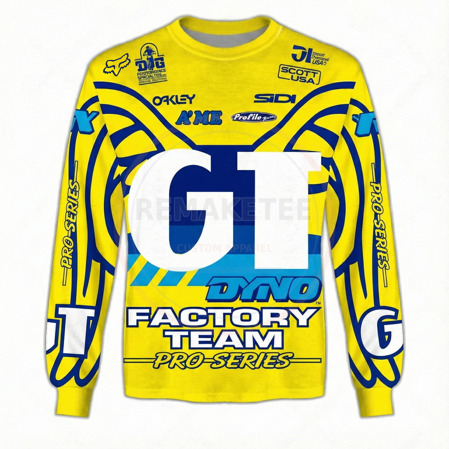 RemakeTee Custom Vintage Retro BMX Racing Jersey 178