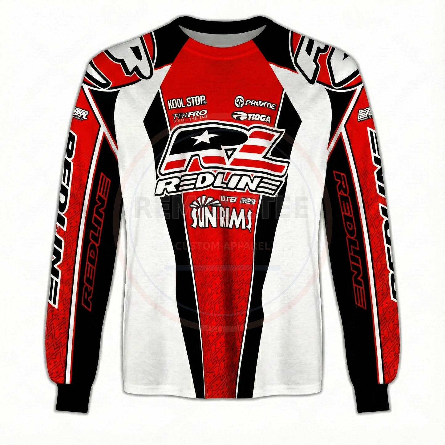 RemakeTee Custom Vintage Retro BMX Racing Jersey 195