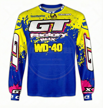 RemakeTee Custom Vintage Retro BMX Racing Jersey 166