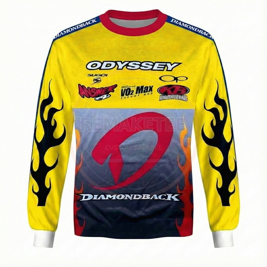 RemakeTee Custom Vintage Retro BMX Racing Jersey 177