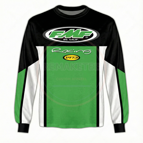 RemakeTee Custom Vintage Retro BMX Racing Jersey 302