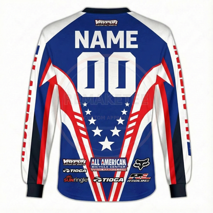 RemakeTee Custom Vintage Retro BMX Racing Jersey 201