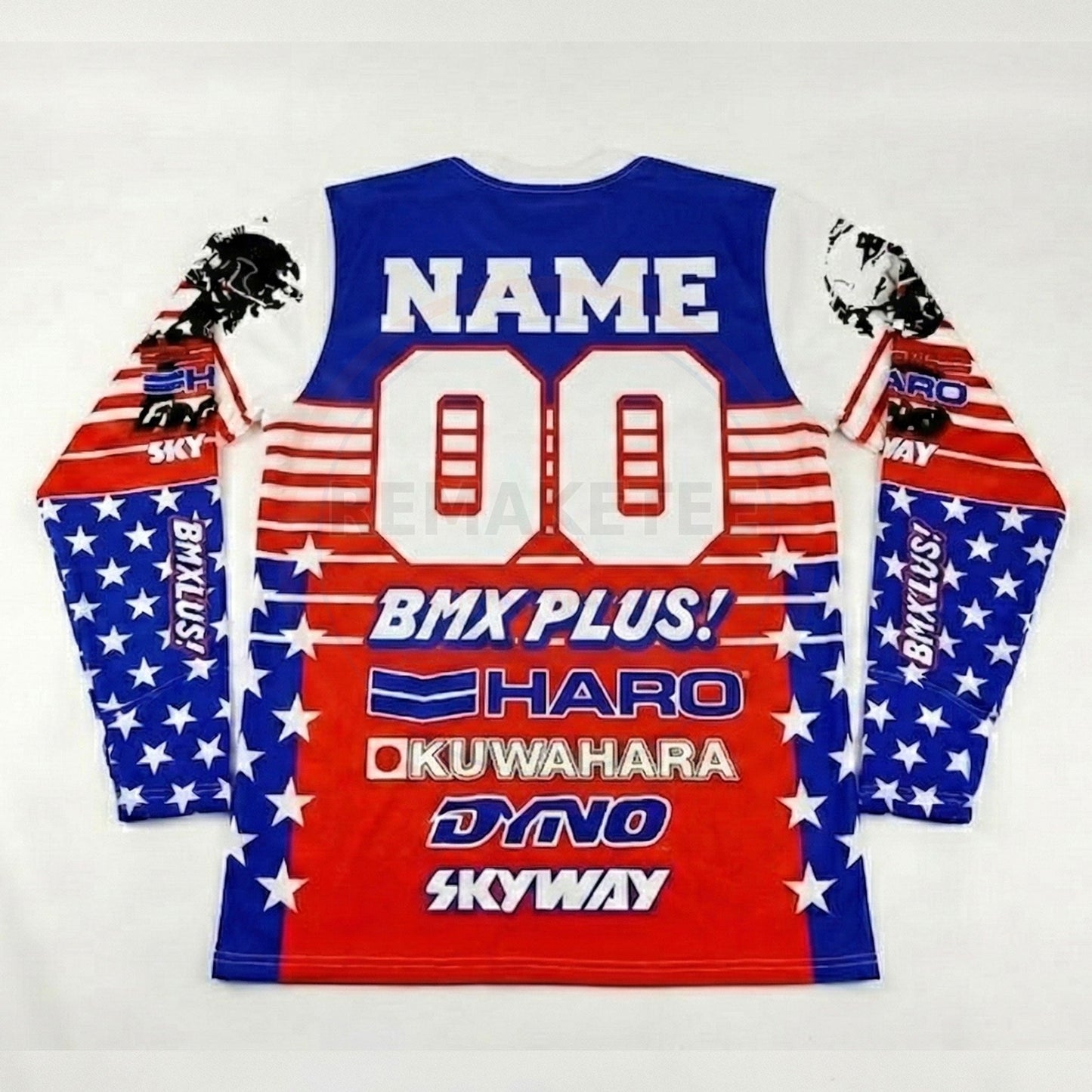 RemakeTee Custom Vintage Retro BMX Racing Jersey 148
