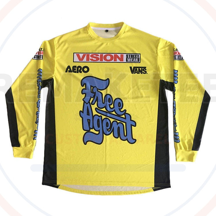 RemakeTee Custom Vintage Retro BMX Racing Jersey 007