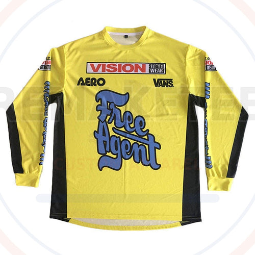RemakeTee Custom Vintage Retro BMX Racing Jersey 007