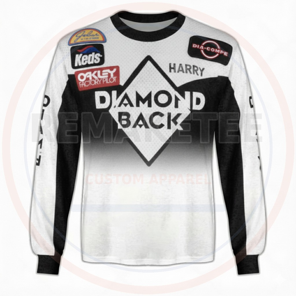 RemakeTee Custom Vintage Retro BMX Racing Jersey 139
