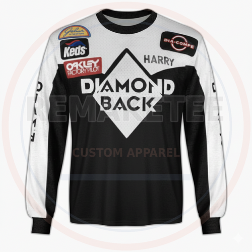 RemakeTee Custom Vintage Retro BMX Racing Jersey 142