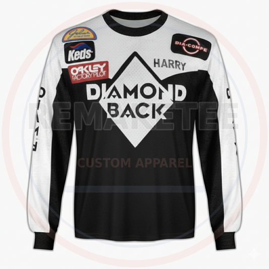 RemakeTee Custom Vintage Retro BMX Racing Jersey 142