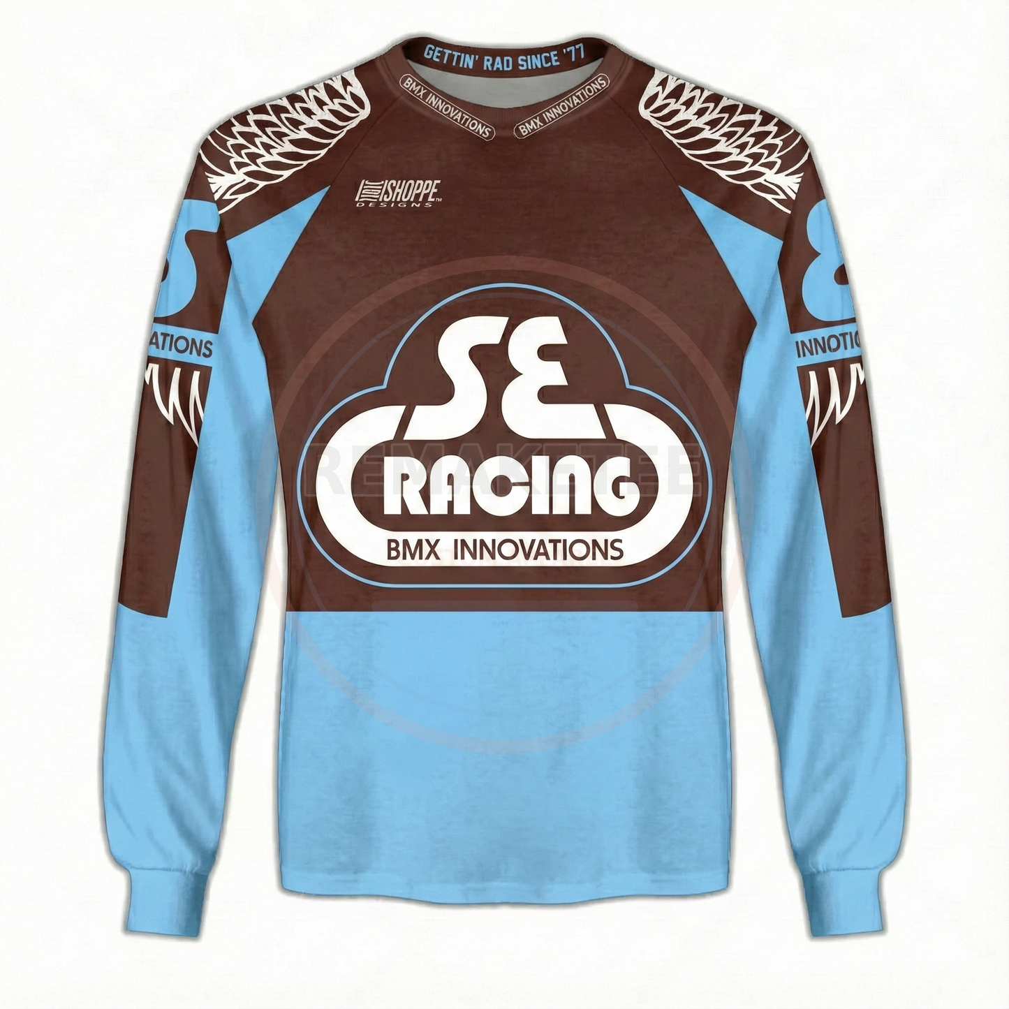 RemakeTee Custom Vintage Retro BMX Racing Jersey 144
