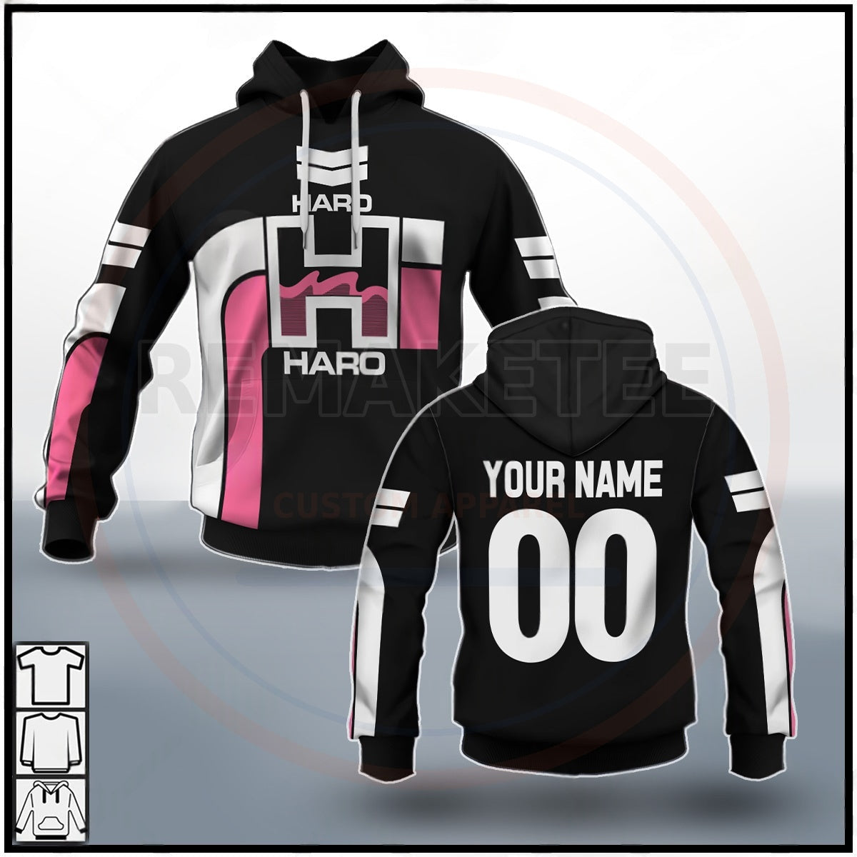 RemakeTee Custom Vintage Retro BMX Racing Jersey 040