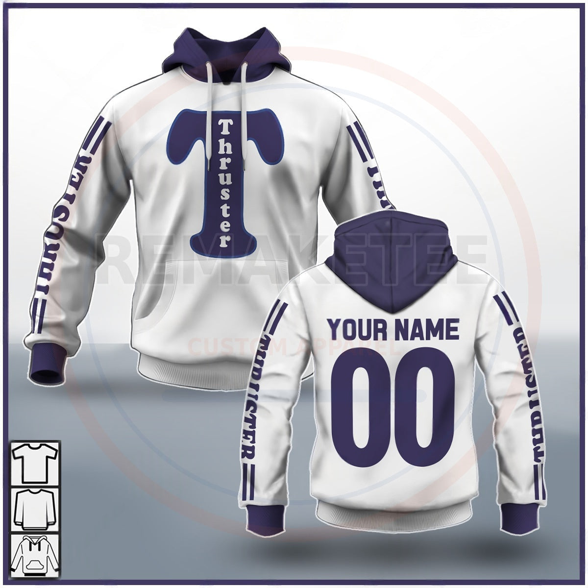 RemakeTee Custom Vintage Retro BMX Racing Jersey 013