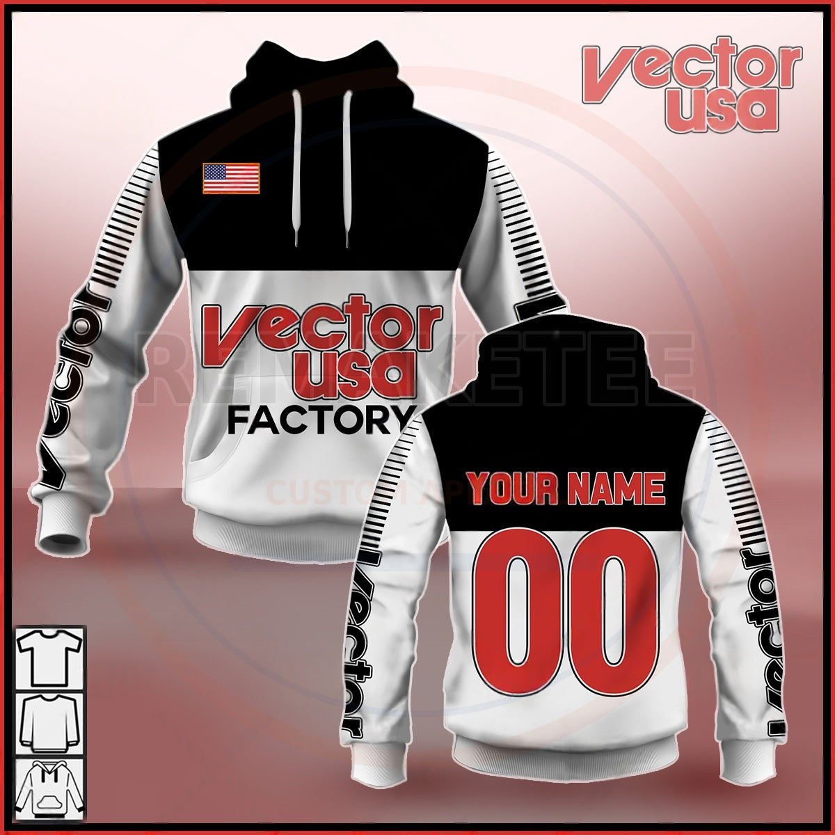 RemakeTee Custom Vintage Retro BMX Racing Jersey 049