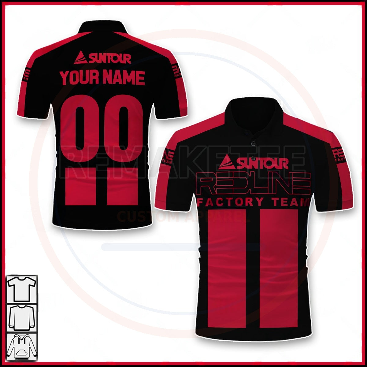 RemakeTee Custom Vintage Retro BMX Racing Jersey 052