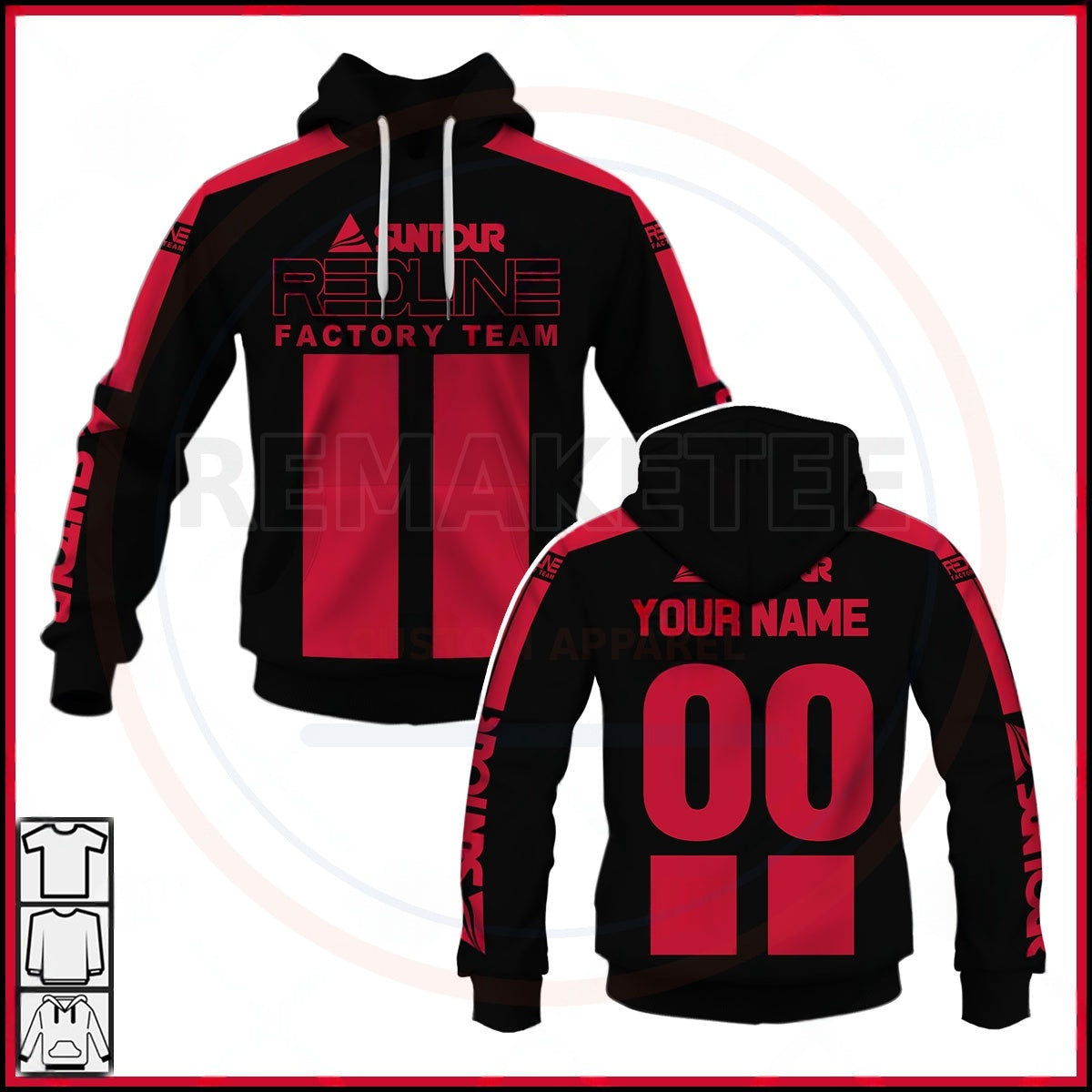 RemakeTee Custom Vintage Retro BMX Racing Jersey 052