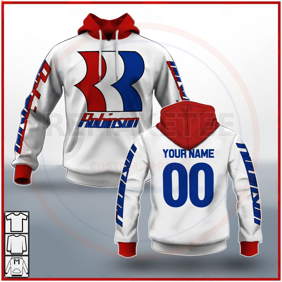 RemakeTee Custom Vintage Retro BMX Racing Jersey 025