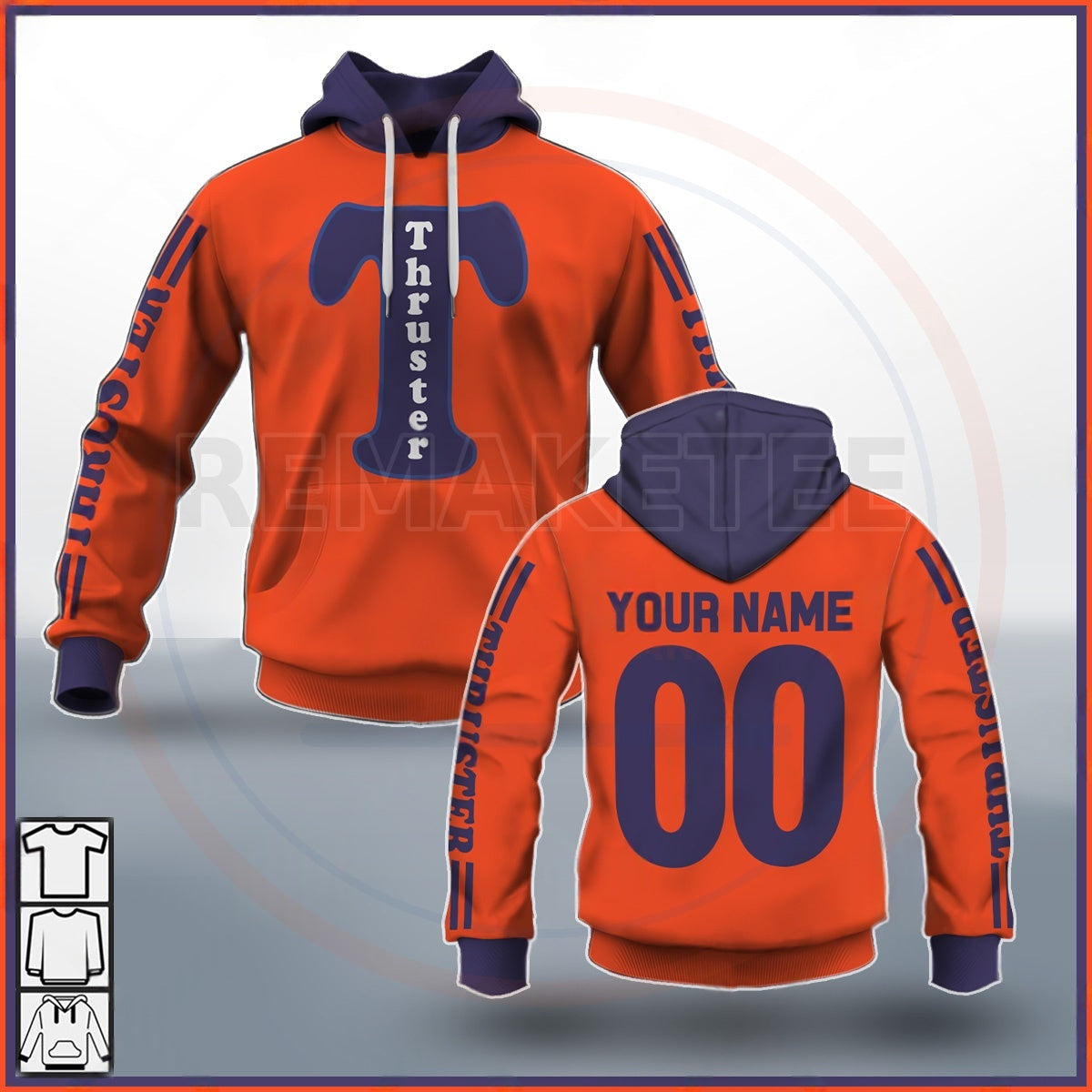RemakeTee Custom Vintage Retro BMX Racing Jersey 050