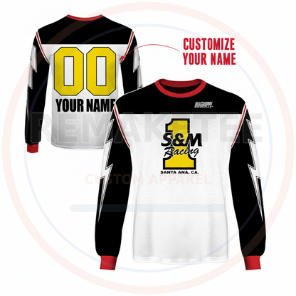 RemakeTee Custom Vintage Retro BMX Racing Jersey 132