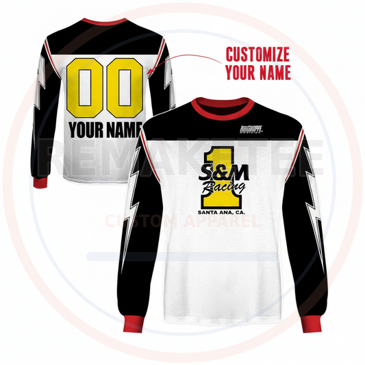 RemakeTee Custom Vintage Retro BMX Racing Jersey 132