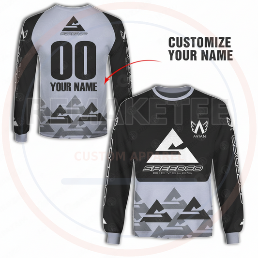 RemakeTee Custom Vintage Retro BMX Racing Jersey 134
