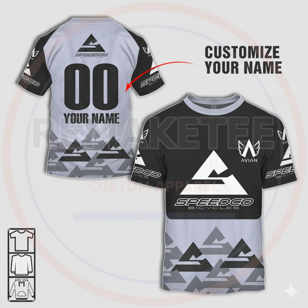 RemakeTee Custom Vintage Retro BMX Racing Jersey 134