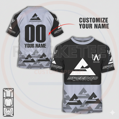 RemakeTee Custom Vintage Retro BMX Racing Jersey 134