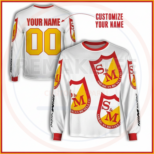RemakeTee Custom Vintage Retro BMX Racing Jersey 133