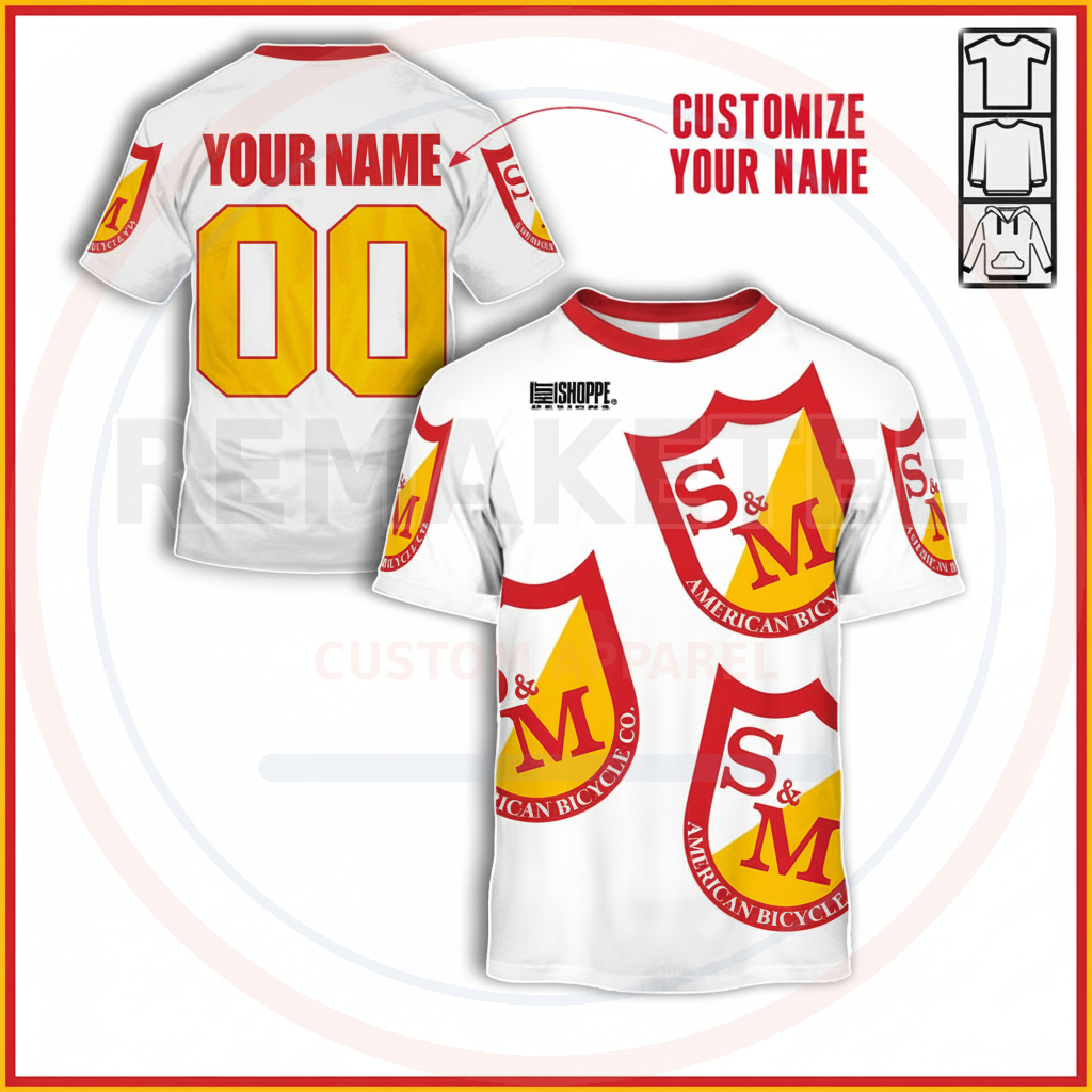 RemakeTee Custom Vintage Retro BMX Racing Jersey 133