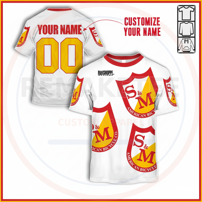 RemakeTee Custom Vintage Retro BMX Racing Jersey 133
