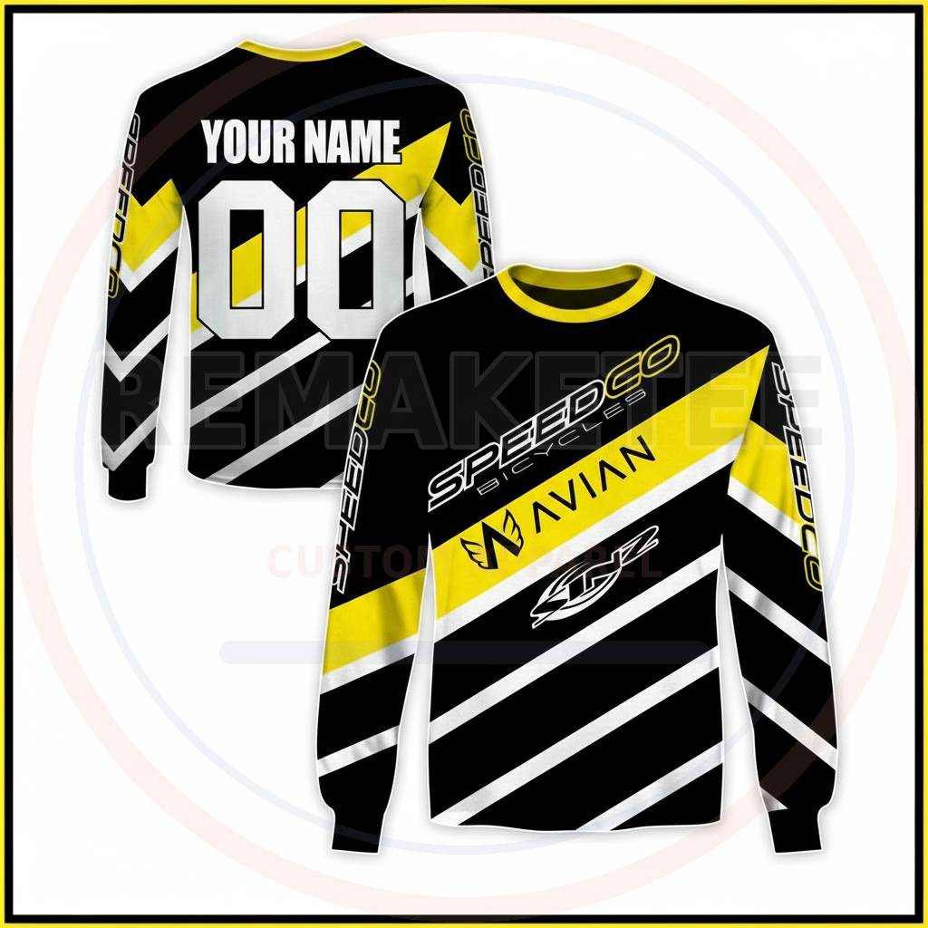 RemakeTee Custom Vintage Retro BMX Racing Jersey 135