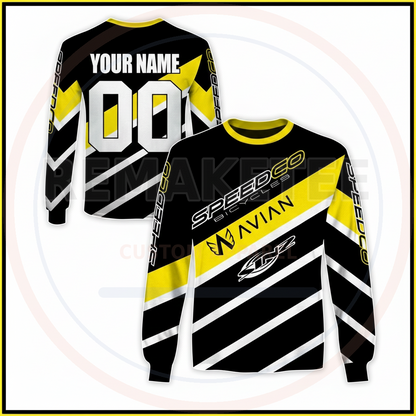 RemakeTee Custom Vintage Retro BMX Racing Jersey 135