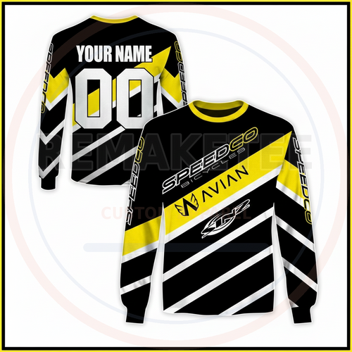 RemakeTee Custom Vintage Retro BMX Racing Jersey 135