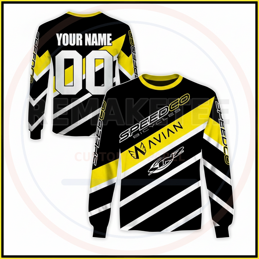 RemakeTee Custom Vintage Retro BMX Racing Jersey 135