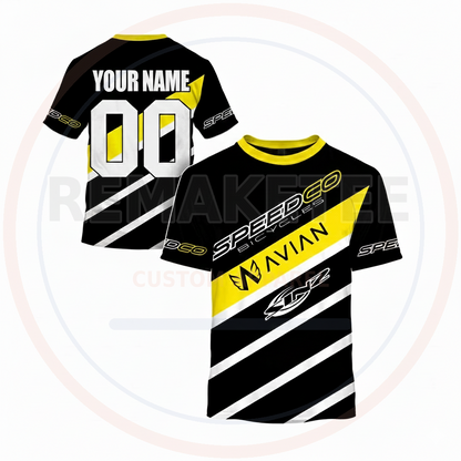 RemakeTee Custom Vintage Retro BMX Racing Jersey 135