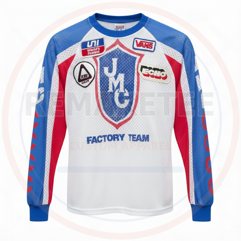 RemakeTee Custom Vintage Retro BMX Racing Jersey 212