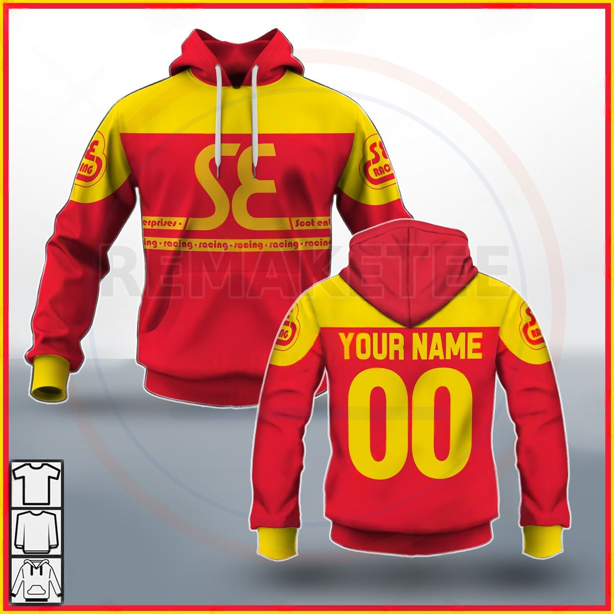 RemakeTee Custom Vintage Retro BMX Racing Jersey 028