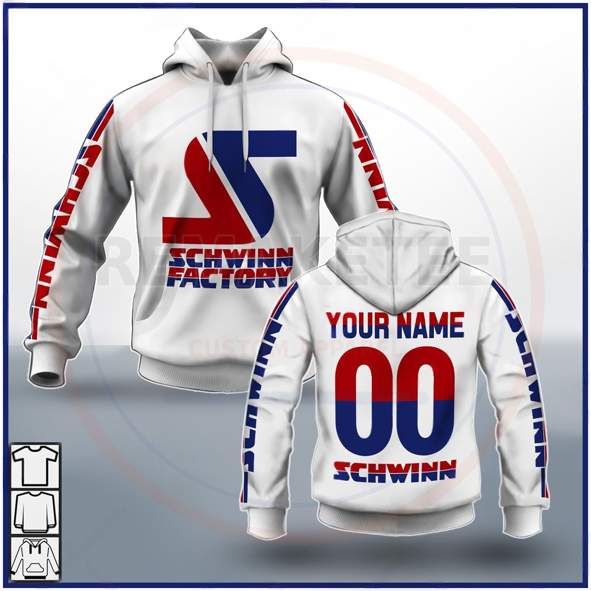RemakeTee Custom Vintage Retro BMX Racing Jersey 004