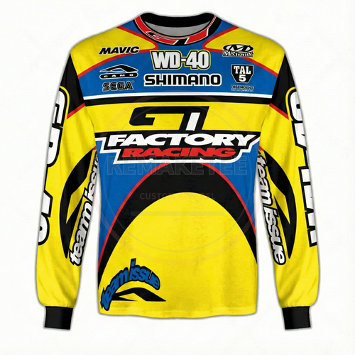 RemakeTee Custom Vintage Retro BMX Racing Jersey 167