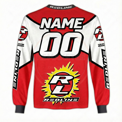 RemakeTee Custom Vintage Retro BMX Racing Jersey 196