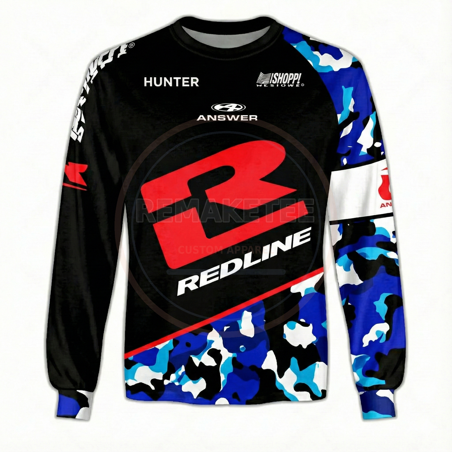 RemakeTee Custom Vintage Retro BMX Racing Jersey 207