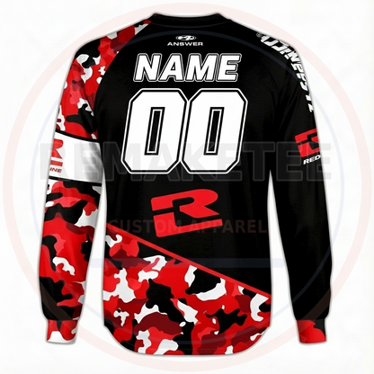 RemakeTee Custom Vintage Retro BMX Racing Jersey 208