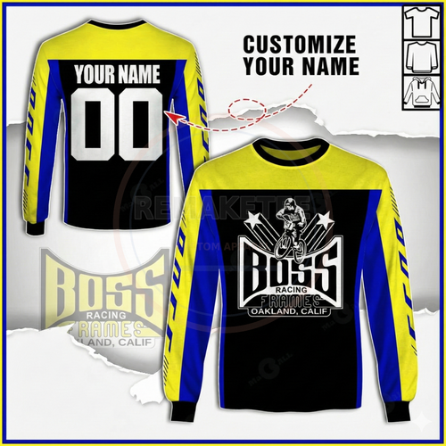 RemakeTee Custom Vintage Retro BMX Racing Jersey 076